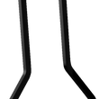 Load image into Gallery viewer, DragSpecialties Square Sissy Bar - Black - 15.5" H x 11" W 50262808 - Main Product View