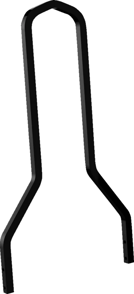 DragSpecialties Square Sissy Bar - Black - 15.5" H x 11" W 50262808 - Main Product View