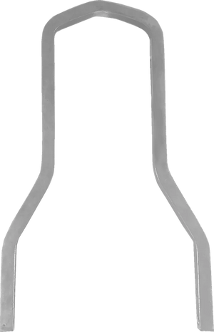 DragSpecialties Square Sissy Bar - Chrome - 10.2" H x 8.2" W X08-0045CS - Main Product View