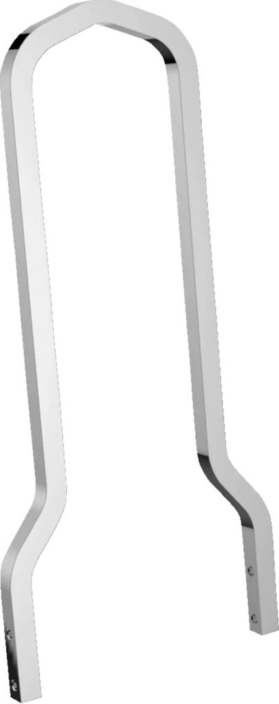 DragSpecialties Square Sissy Bar - Chrome - 12.5" H x 7.5" W 50262606 - Main Product View