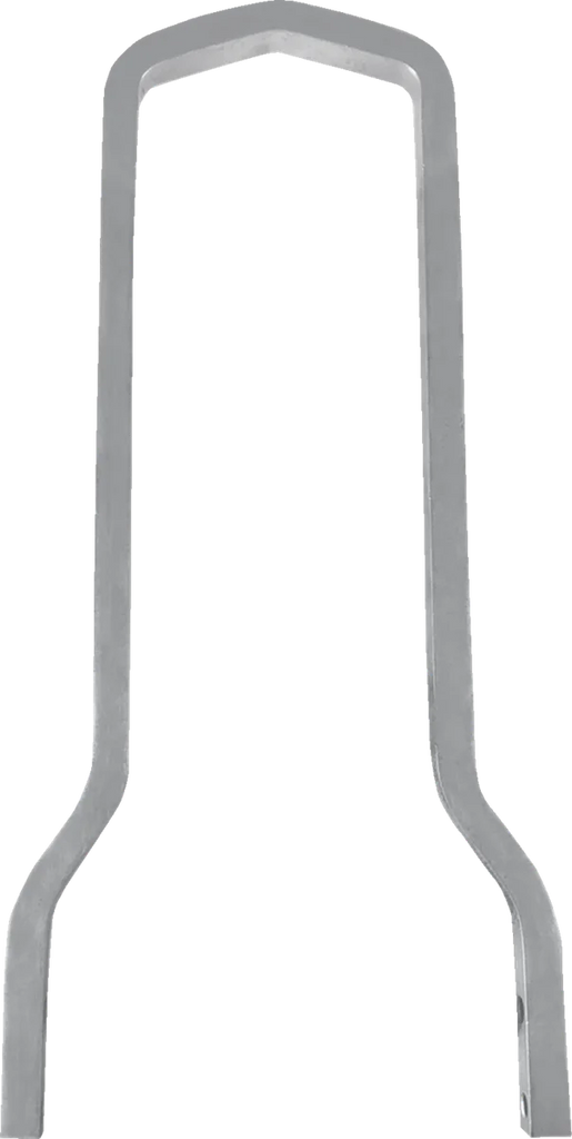 DragSpecialties Square Sissy Bar - Chrome - 12.5" H x 7.5" W X08-0041CT - Main Product View