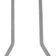 Load image into Gallery viewer, DragSpecialties Square Sissy Bar - Chrome - 15.4" H x 8.25" W X08-0045CT - Main Product View