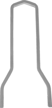 Load image into Gallery viewer, DragSpecialties Square Sissy Bar - Chrome - 15.4&quot; H x 8.25&quot; W X08-0045CT - Main Product View