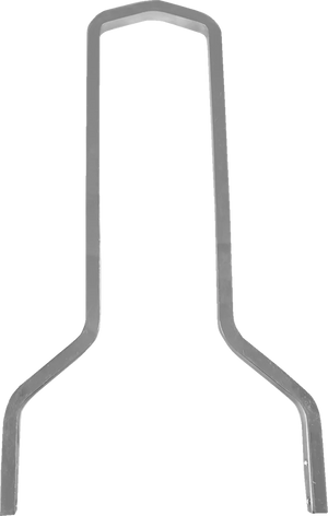 DragSpecialties Square Sissy Bar - Chrome - 15.5" H x 11" W X08-0042CT - Main Product View