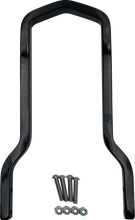 Load image into Gallery viewer, DragSpecialties Square Sissy Bar - Short - Black - 7.5" W X08-0041GBS - Main Product View