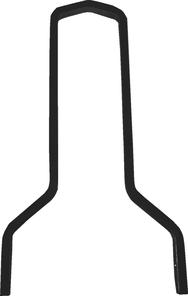 DragSpecialties Square Sissy Bar - Tall - Black - 11" W X08-0044GBT - Main Product View