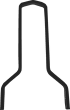 Load image into Gallery viewer, DragSpecialties Square Sissy Bar - Tall - Black - 11&quot; W X08-0044GBT - Main Product View