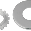 Load image into Gallery viewer, DragSpecialties Steering Stem Bearing Adjusting Nut with Dust Cover - Chrome 23-0326-BC102 - Main Product View