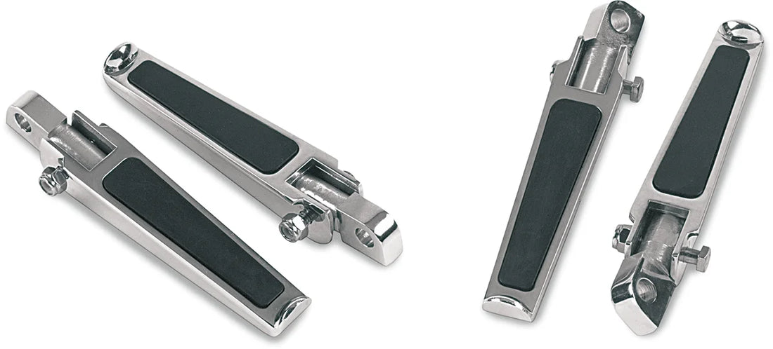 DragSpecialties Straight Male Mount Footpegs 17-6452MDBC4 - Side View