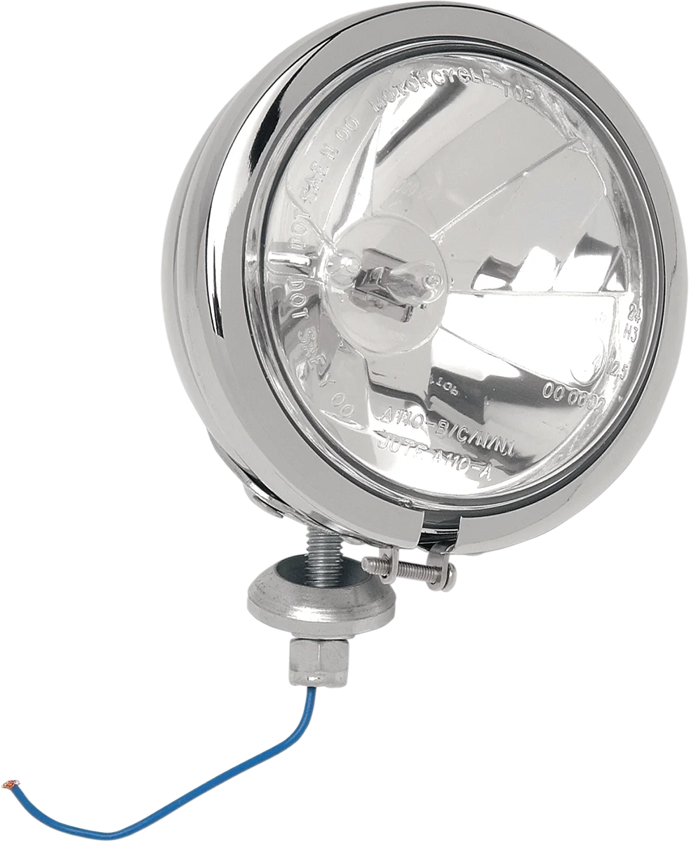DragSpecialties Stud Mount Spotlight - 4-1/2" - Black 20-0412B - Side View