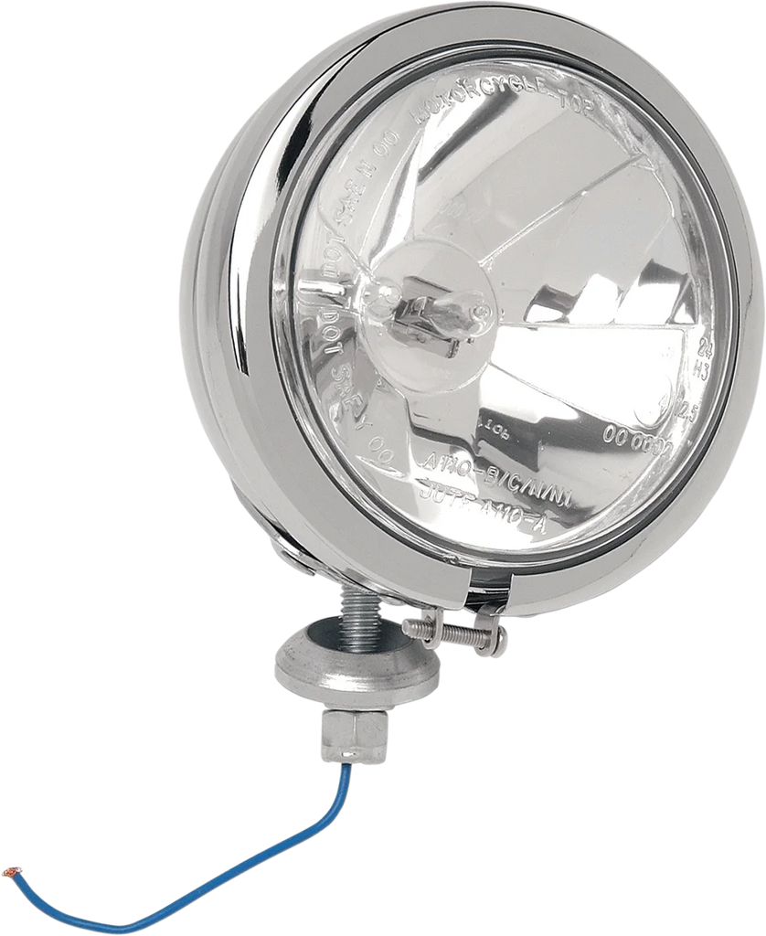 DragSpecialties Stud Mount Spotlight - 4-1/2" - Black 20-0412B - Side View