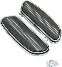 Load image into Gallery viewer, DragSpecialties Sweeper Floorboards - Driver - Chrome - FL P17-0431 - Main Product View