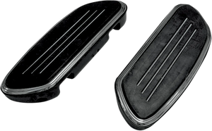 DragSpecialties Sweeper Floorboards - Passenger - Black - FL P17-0433B - Main Product View