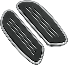 Load image into Gallery viewer, DragSpecialties Sweeper Floorboards - Passenger - Black - FL P17-0433B - Side View