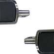 Load image into Gallery viewer, DragSpecialties Sweeper Foot Pegs - Black - FX P17-0346GB - Side View