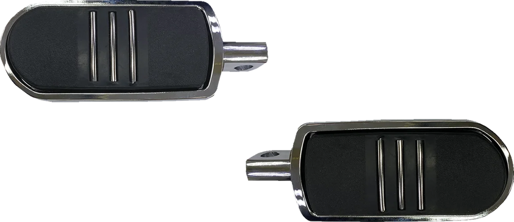 DragSpecialties Sweeper Foot Pegs - Chrome - FX P17-0346C - Main Product View