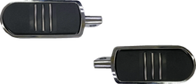 Load image into Gallery viewer, DragSpecialties Sweeper Foot Pegs - Chrome - FX P17-0346C - Main Product View