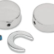 Load image into Gallery viewer, DragSpecialties Swingarm Pivot Bolt Cover - Chrome 16-0206 - Main Product View