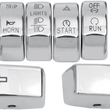 Load image into Gallery viewer, DragSpecialties Switch Caps - Chrome H18-0343CO-C - Main Product View