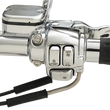 Load image into Gallery viewer, DragSpecialties Switch Caps - Standard - Chrome H18-033500-C - Side View