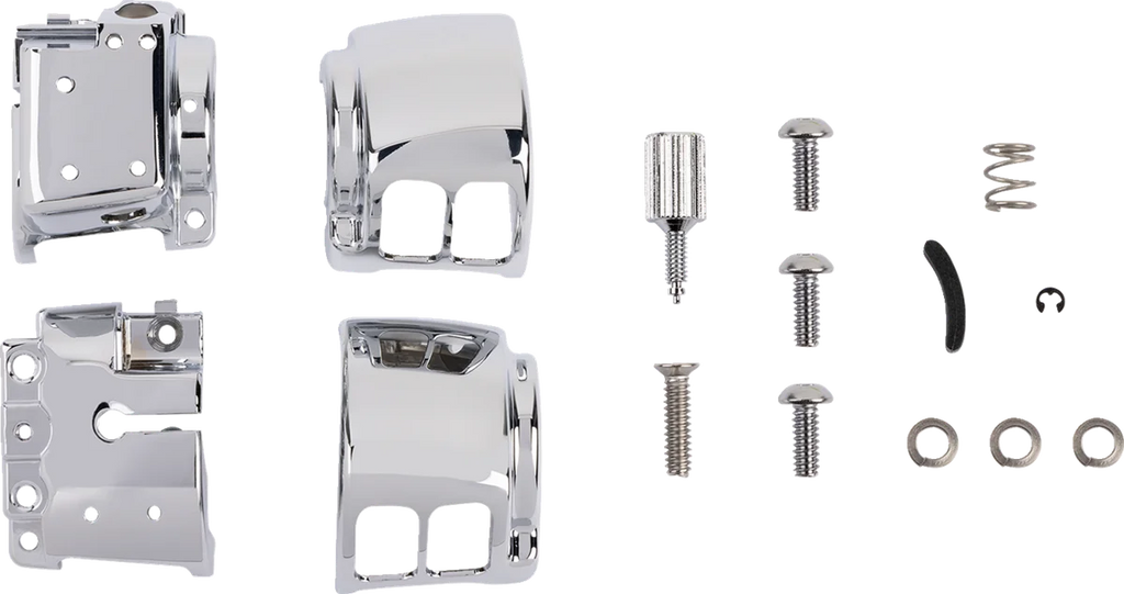 DragSpecialties Switch Housing - Cruise - Chrome H07-0773A - Main Product View