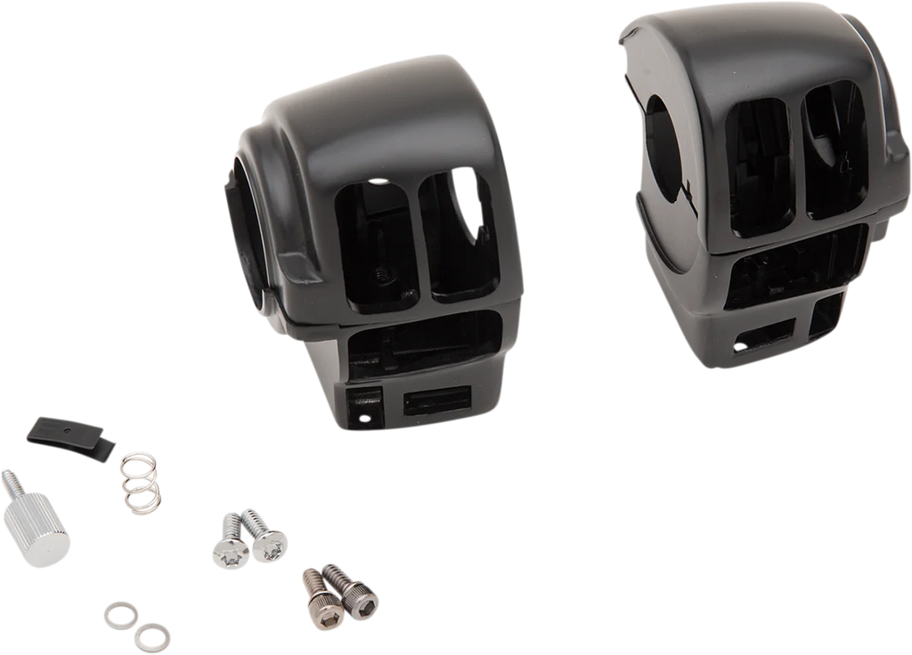 DragSpecialties Switch Housing - Cruise - Matte Black H07-0783MB - Main Product View