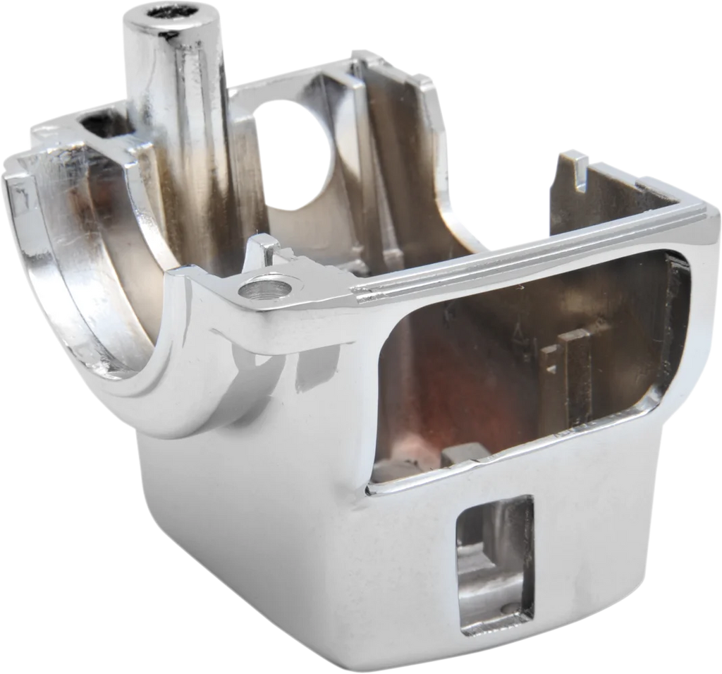 DragSpecialties Switch Housing - Left - Radio - Chrome H07-0687A - Main Product View