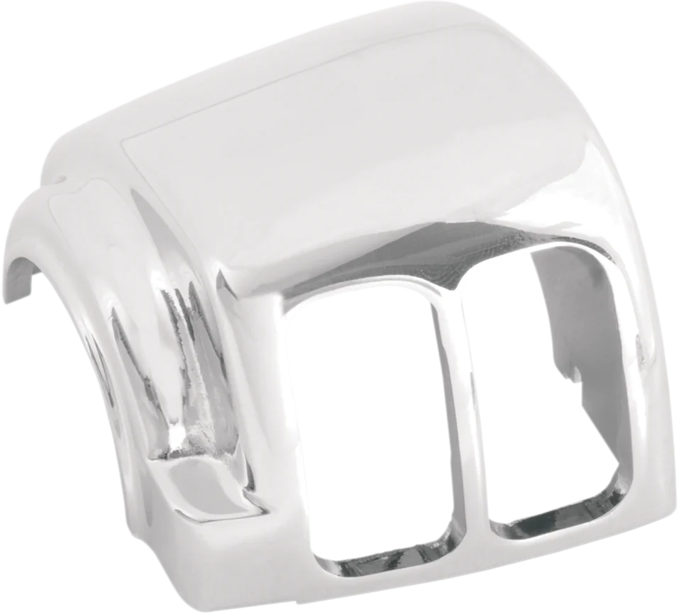 DragSpecialties Switch Housing - Left - Upper - Smooth - Chrome H07-0671B-LT - Main Product View