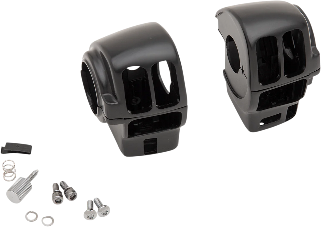 DragSpecialties Switch Housing - Matte Black H07-0785MB - Main Product View