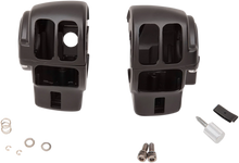 Load image into Gallery viewer, DragSpecialties Switch Housing - Radio - Matte Black 07-0530ABMB - Main Product View