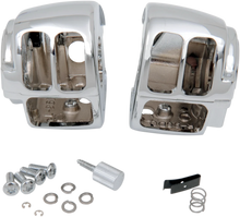 Load image into Gallery viewer, DragSpecialties Switch Housing - Radio - Matte Black H07-0782MB - Side View