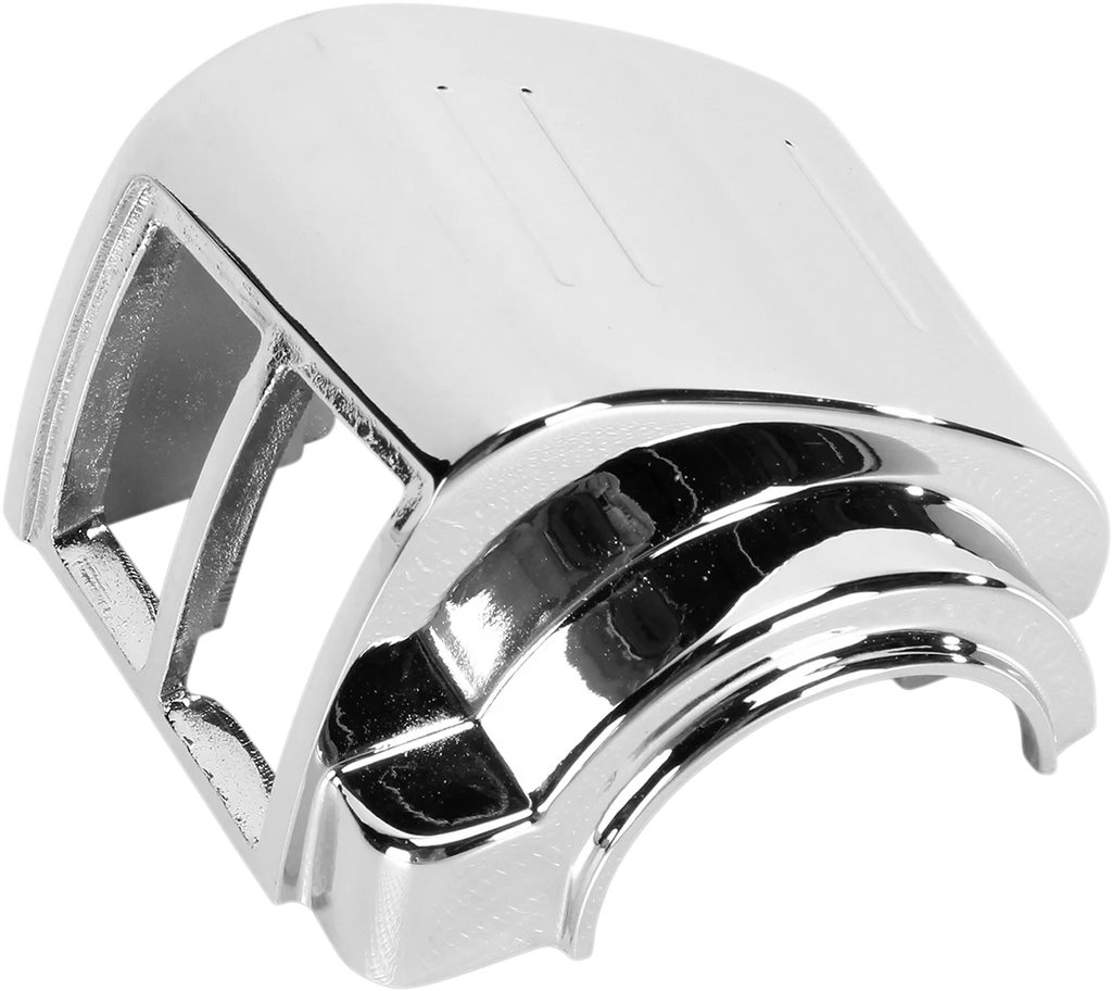 DragSpecialties Switch Housing - Right - Upper - Chrome 07-0544A-BC114 - Side View