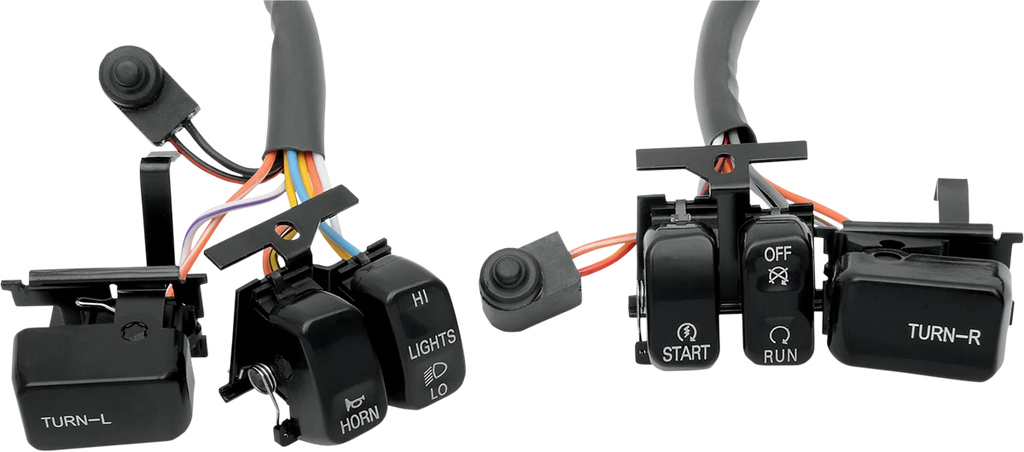 DragSpecialties Switch Kit - Black H18-0335B - Main Product View