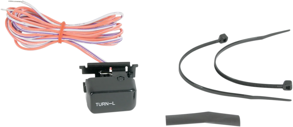 DragSpecialties Switch Kit - Left-Side - Turn Signal - Black H18-0333B-L - Main Product View