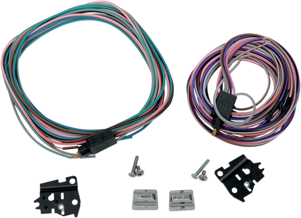 DragSpecialties Switch Kit - Radio - Chrome H18-0336C/60 - Main Product View