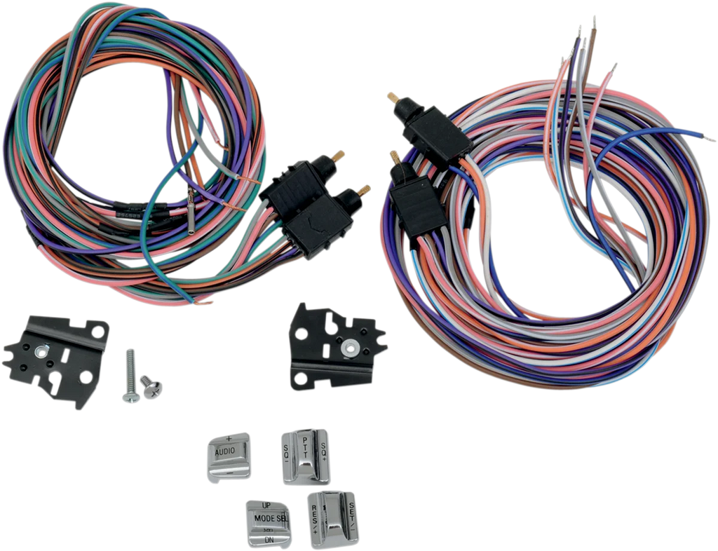 DragSpecialties Switch Kit - Radio/Cruise - Chrome H18-0337C/60 - Main Product View