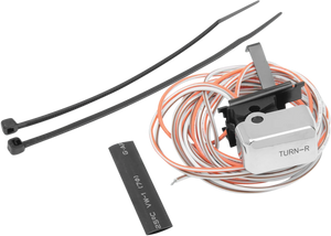 DragSpecialties Switch Kit - Right-Side - Turn Signal - Chrome H18-0333C-R - Main Product View