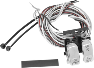 DragSpecialties Switch Kit - Start/Stop - Chrome H18-0333C-S - Main Product View