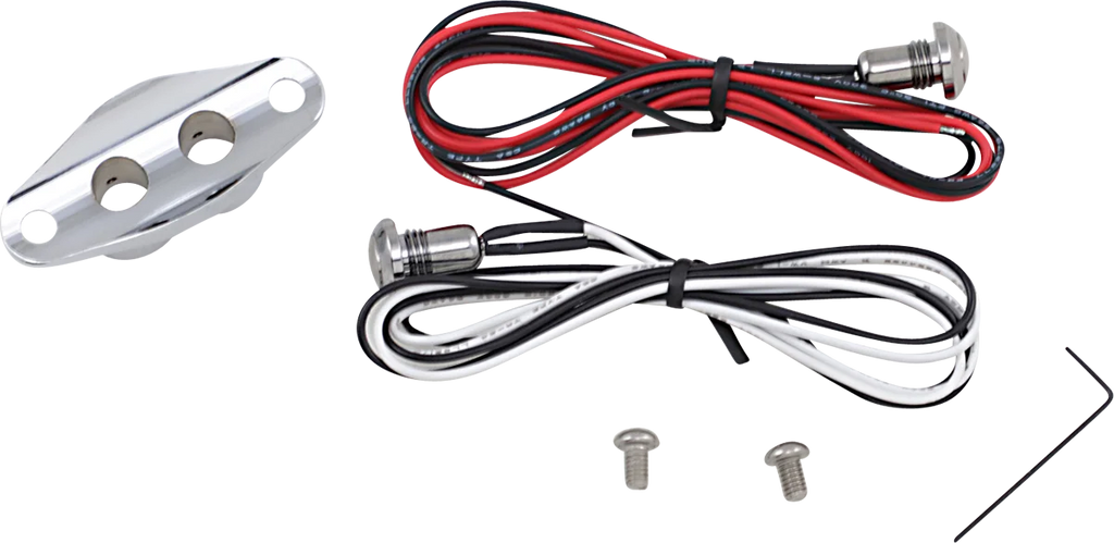 DragSpecialties Switches - Dual Button - Chrome 370494 - Main Product View
