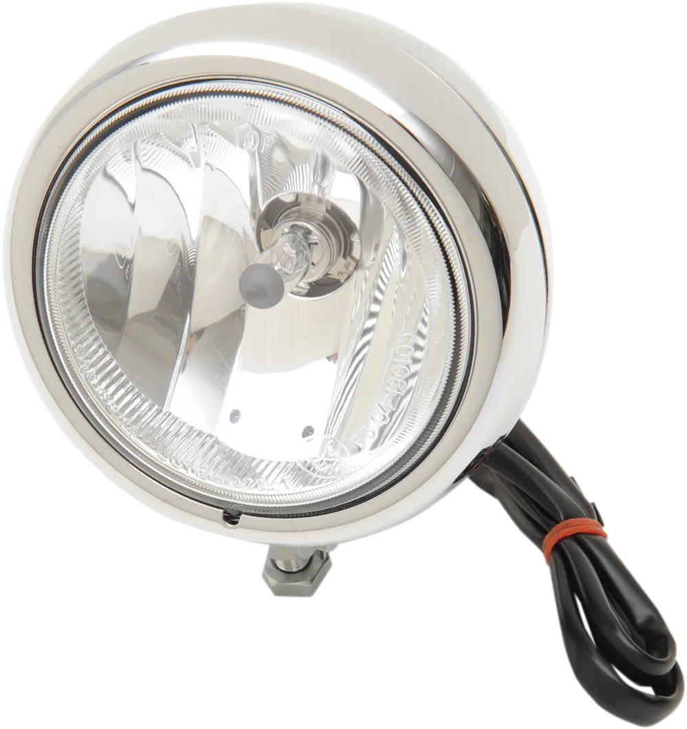 DragSpecialties Swivel H8 Spotlight - Black L21-6106GBE - Side View