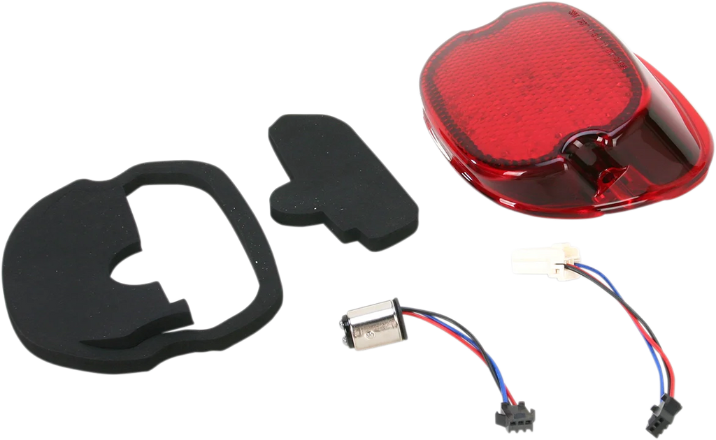 DragSpecialties Taillight - Bottom Tag Light - Red L24-0436DRLED - Main Product View