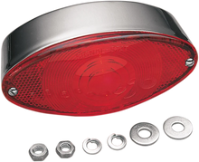 Load image into Gallery viewer, DragSpecialties Taillight - Cat Eye 12-0042-BC-3 - Main Product View