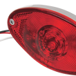 Load image into Gallery viewer, DragSpecialties Taillight - Cat Eye - Ultra Thin - Red Lens 160634 - Main Product View