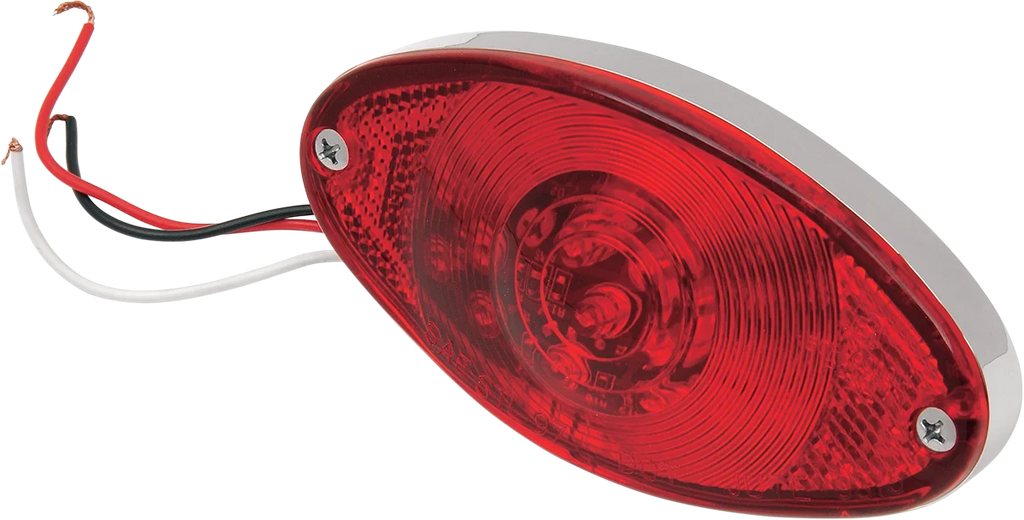 DragSpecialties Taillight - Cat Eye - Ultra Thin - Red Lens 160634 - Main Product View