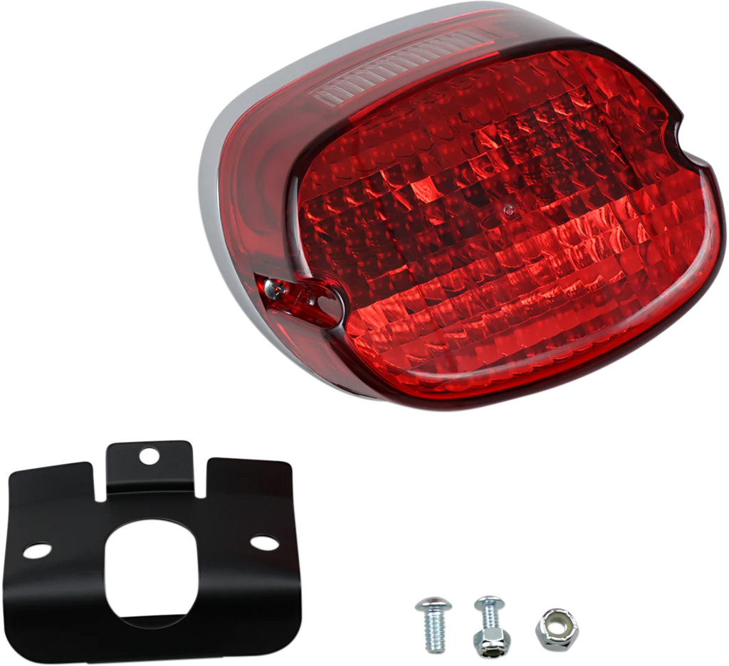 DragSpecialties Taillight - Laydown - Harley Davidson 120022CM-BX-LB1 - Main Product View