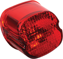 Load image into Gallery viewer, DragSpecialties Taillight Lens - Bottom Tag Window - Red 12-0402D - Main Product View
