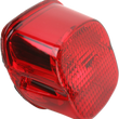 Load image into Gallery viewer, DragSpecialties Taillight Lens - Bottom Tag Window - Red 12-0411D - Main Product View