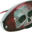 Load image into Gallery viewer, DragSpecialties Taillight - Red Cat Eye with Skull Face 12-0403RCR-BC3 - Main Product View