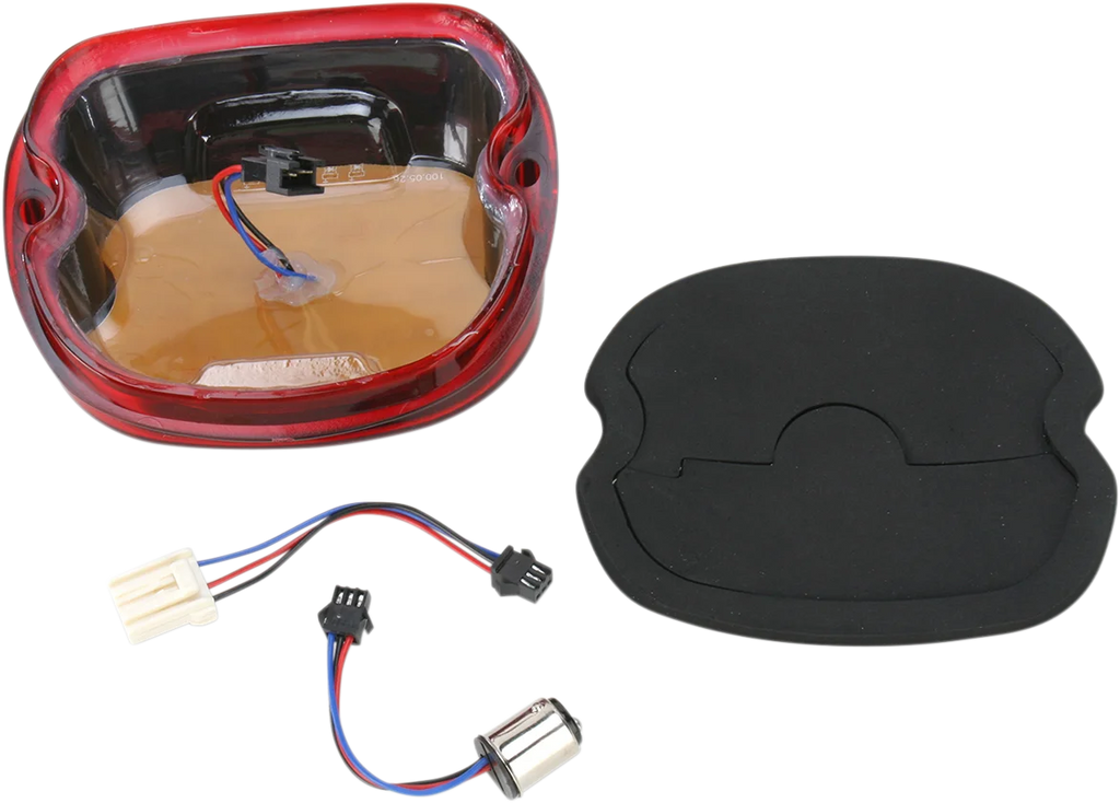 DragSpecialties Taillight - Red L24-0436RLED - Side View