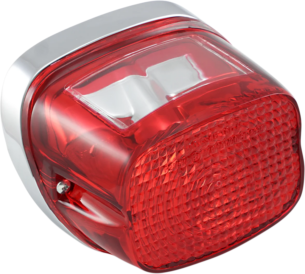 DragSpecialties Taillight - Red Lens 12-0019BXLB1 - Main Product View